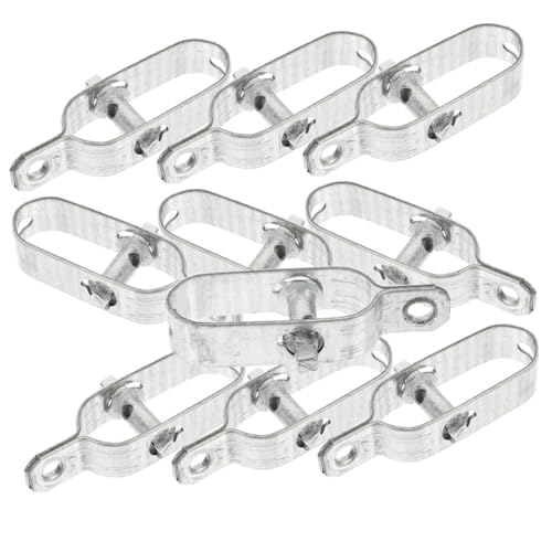 TOPBATHY 10 Stück Teiliges Stahlseil Spanner aus Rostfrei Verschleißfest Drahtseil Zuggerät für Garten Zaun Sonnenschutz und Antennen Einfach zu Bedienen Kompakt und Robust von TOPBATHY