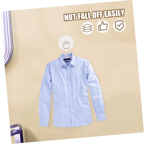 TOPBATHY 10 Stück Teiliges Starker Transparenter Saugnäpfe ohne Haken mit Schlüsselring Wiederverwendbar Extra Stark für Glas Fliesen Fenster Einsetzbar für Aufhängung und Dekoration von TOPBATHY