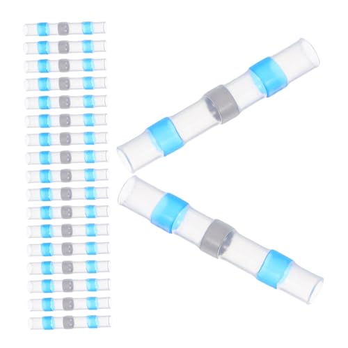 TOPBATHY 100 Stück Wärme-Shrink-Elektroklemme Elektrische Schrumpfverbinder Isolierte elektrische Steckverbinder Isolierte Ringkabelschuhe Bootscrimp -Anschlüsse Himmelblau TOPBATHY 100 Stück Wärme-Shrink-Elektroklemme Elektrische Schrumpfverbinder Isolierte elektrische Steckverbinder Isolierte Ringkabelschuhe Bootscrimp -Anschlüsse Himmelblau von TOPBATHY