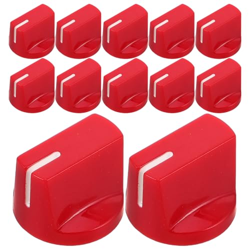 TOPBATHY 12 Stück Teiliges Bass Volume Control Knobs Rote Kunststoff-potentiometerkappen Rundloch Präzise Lautstärkeregelung Gitarren Bässe und Audioequipment TOPBATHY 12 Stück Teiliges Bass Volume Control Knobs Rote Kunststoff-potentiometerkappen Rundloch Präzise Lautstärkeregelung Gitarren Bässe und Audioequipment von TOPBATHY