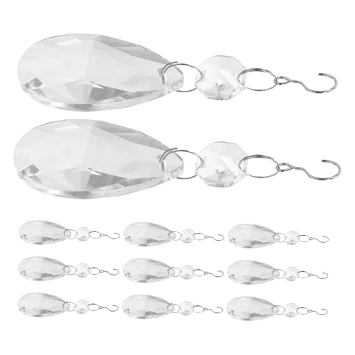 TOPBATHY 12 Stück Teiliges Crystal Sun Catcher für Hängende Kristallornamente Dekorative Prismen für Garten und Zuhause Leicht zu Installieren und Tragbar von TOPBATHY