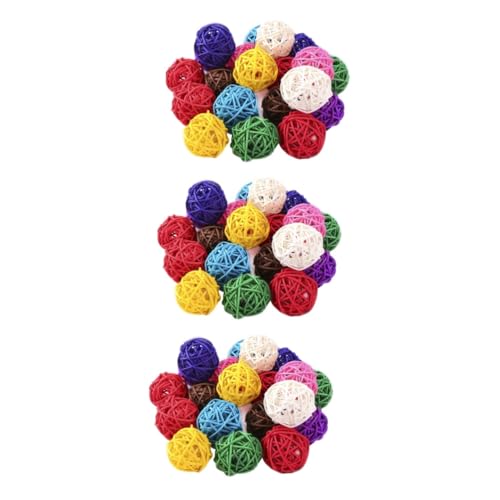 TOPBATHY 120 Stck Teiliges Aromatherapie Rattankugeln Bunt Langlebig für Weihnachts und Dekoration Vasefüllung Bastelprojekte Fenster und Wandanhänger TOPBATHY 120 Stck Teiliges Aromatherapie Rattankugeln Bunt Langlebig für Weihnachts und Dekoration Vasefüllung Bastelprojekte Fenster und Wandanhänger von TOPBATHY