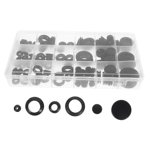 TOPBATHY 125 Stück Teiliges Schwarze Gummitüllen Kabeldurchführung Einseitig Schutz für Elektrische Leitungen Vielseitig Einsetzbar Einfache Montage Flexible für Kabelmanagement TOPBATHY 125 Stück Teiliges Schwarze Gummitüllen Kabeldurchführung Einseitig Schutz für Elektrische Leitungen Vielseitig Einsetzbar Einfache Montage Flexible für Kabelmanagement von TOPBATHY