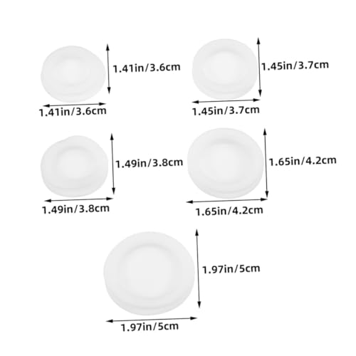 TOPBATHY 15 Stück Teiliges Gummistopfen für Sparbüchse Langlebige Verschleißfeste Ersatzstopfen aus Robustem Gummi Kompakt Tragbar Passend für Geldboxen Geeignet von TOPBATHY