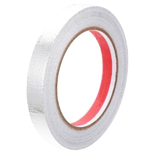 TOPBATHY 1Rolle Aluminiumfolie Klebeband Hitzebeständig Selbstklebend für Rohrisolierung Reparatur von Klimaanlage Kühlschrank Badezimmer TOPBATHY 1Rolle Aluminiumfolie Klebeband Hitzebeständig Selbstklebend für Rohrisolierung Reparatur von Klimaanlage Kühlschrank Badezimmer von TOPBATHY