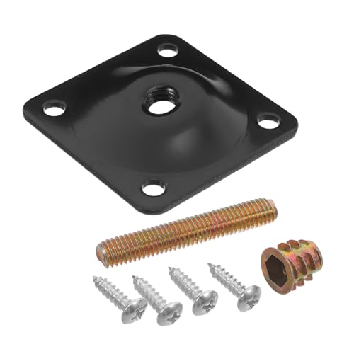 TOPBATHY Tischmontage-Hardware Sofabeinverbinder Aus Metall Ersatz-sofafüße Schwarze Reparaturplatte Möbelteil Für Stabile Montage Einfache Installation Hardware-zubehör Für Sofas Und von TOPBATHY