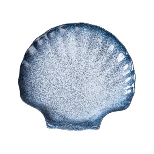 TOPBATHY 1Stk Muschelförmige Platte Nudelplatten kreative Platte Sushiteller aus Porzellan Serviertablett für den einzug frühstücksplatte Geschirr Haushaltsteller kreativer Teller von TOPBATHY