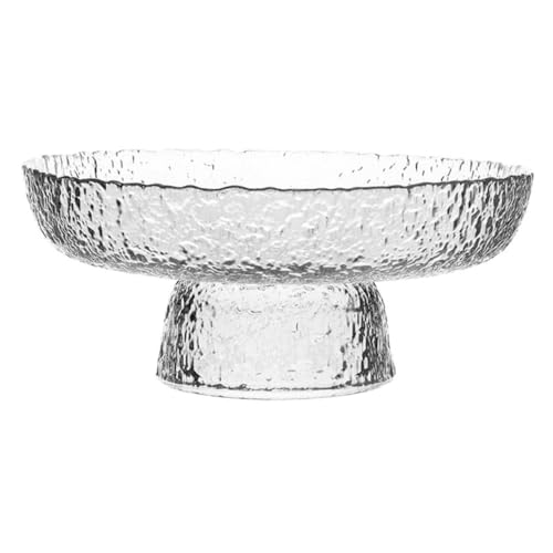TOPBATHY 1 Stück Obstablage Aus Glas Im Europäischen Stil Mit Deckel Snackteller Küchen- Und Wohnzimmerdekor von TOPBATHY