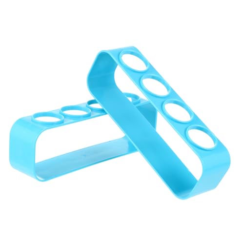 TOPBATHY 2 STÜCK Teiliges Reagenzglasgestell aus Hochwertigem Material Stabiles Laborzubehör für Schüler Blaues Großes Röhrenhalter Löchern für Chemische Experimente und TOPBATHY 2 STÜCK Teiliges Reagenzglasgestell aus Hochwertigem Material Stabiles Laborzubehör für Schüler Blaues Großes Röhrenhalter Löchern für Chemische Experimente und von TOPBATHY