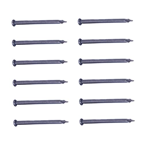 TOPBATHY 2 Sätze Kohlenstoffstahl Nägel Mit Spitzem Kopf Robuste Und Ziegelwand Nägel Geeignet Für Zementwand Und Stahlplatten Langlebig Und Bruchfest 50 Stück * 2 von TOPBATHY