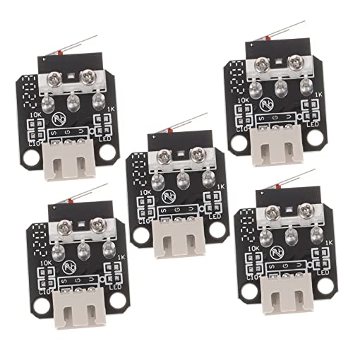 TOPBATHY 2 Sätze Limit Switch Zubehör Für 3d-drucker Mikroschalter Mini Mechanisch 3d Drucker Zubehör 3d-drucker-limit 3d-druckerteile Zubehör Für Endschalter Pcb-board Schwarz 5 Stück * 2 von TOPBATHY