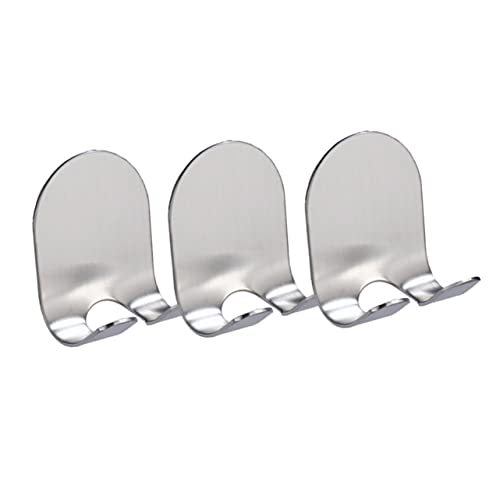 TOPBATHY 2 Sätze Rasierer Halterung Selbstklebender Haken Für Bad Zur Aufbewahrung Von Rasierern Kabeln Handtüchern Für Glatte Oberflächen 3 Stücke * 2 von TOPBATHY