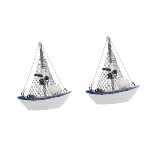 TOPBATHY 2 Stck. Mediterranes Segelboot Modell aus Kreatives Tischornament für Stilvolle Dekoration im Büro und Zuhause Hochwertiges Design Robust und Langlebig für Freunde TOPBATHY 2 Stck. Mediterranes Segelboot Modell aus Kreatives Tischornament für Stilvolle Dekoration im Büro und Zuhause Hochwertiges Design Robust und Langlebig für Freunde von TOPBATHY