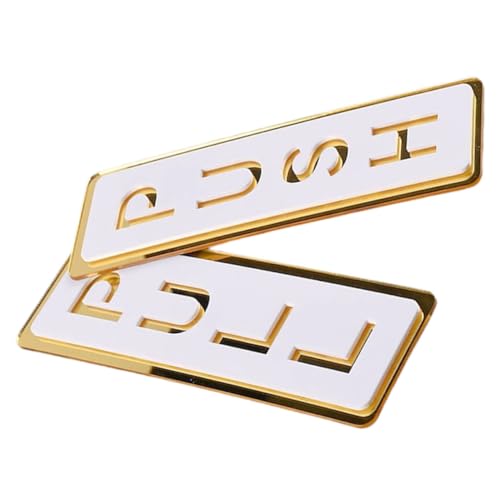 TOPBATHY 2 Stück Doppelschichtiges Türschild Push Pull Lesbar Stilvoll Für Eingangstüren Büro Geschäft Glastüren Leicht von TOPBATHY