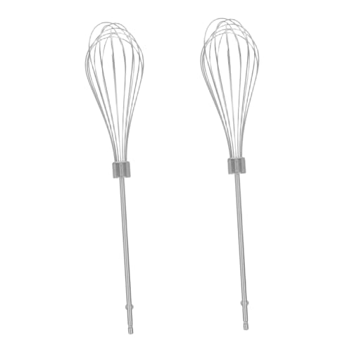 TOPBATHY 2 Stück Draht Schneebesen aus für Elektrische Handmixer Ersatzschläger für Küchenbenutzung Kompatibel mit Verschiedenen Elektrowerkzeugen Wiederverwendbar von TOPBATHY