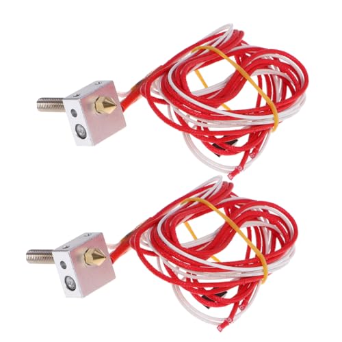 TOPBATHY 2 Stück Drucker Extruder Heizelement Düse Hot End Montage Kit Kompatibel mit Einfache Installation für Diy Projekte von TOPBATHY