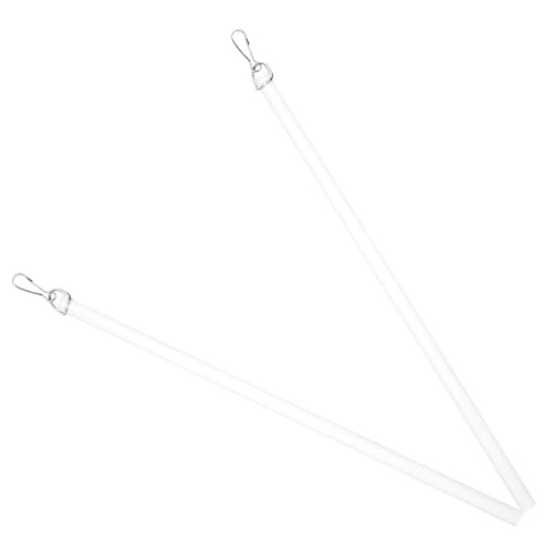 TOPBATHY 30 Cm Acryl-rollo-ersatz-gardinenstange Mit Haken Vorhang-rollo-stick Für Fensterjalousien von TOPBATHY