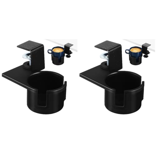 TOPBATHY 2 Stück Getränkehalter getränke Organizer Trinkbecher Halterung Büro Tassenhalter Kinderwagen Kaffeepadhalter Spender Schreibtischzubehör tischseitiger Flaschenständer Metall Black TOPBATHY 2 Stück Getränkehalter getränke Organizer Trinkbecher Halterung Büro Tassenhalter Kinderwagen Kaffeepadhalter Spender Schreibtischzubehör tischseitiger Flaschenständer Metall Black von TOPBATHY