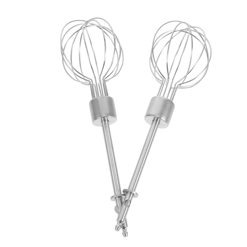 TOPBATHY 2 Stück Handmixer Zubehör Mini Handrührer Aufsatz für Ei Sahne und Teig Küchengerät für Zuhause und Unterwegs von TOPBATHY