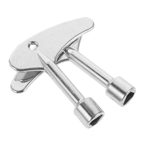 TOPBATHY 2 Stück Heizkörper schlüssel aus Zinklegierung Präzise Verarbeitetes Mehrzweck wasser Radiatorentlüfter werkzeug Geeignet für Schaltschränke und Gasanschlüsse im Haushalt von TOPBATHY