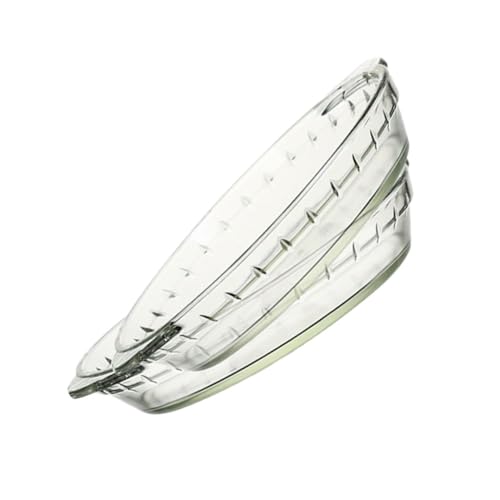 TOPBATHY 2 Stück Hitzebeständige Glasbackform für Mikrowelle und Ofen Backen und Servieren von Reisgerichten Transparent Leicht zu Reinigen und Temperaturbeständig von TOPBATHY