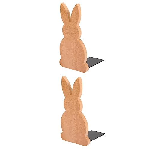 TOPBATHY 2 Stück Holz Buchstütze Kaninchenform Rutschfester Rutsch Buchendständer aus Buchenholz Dekorativer Bücherhalter für Büro Schule Wohnzimmer und Regale TOPBATHY 2 Stück Holz Buchstütze Kaninchenform Rutschfester Rutsch Buchendständer aus Buchenholz Dekorativer Bücherhalter für Büro Schule Wohnzimmer und Regale von TOPBATHY