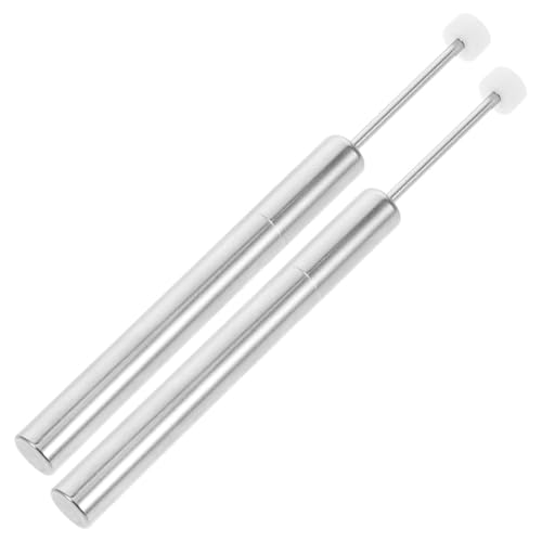 TOPBATHY 2 Stück Hydraulischer langsamer Müll Mülleimer Teil Müll Kit reparieren können Dämpferteile Teil weicher näher Dämpfer Plastik Silber von TOPBATHY