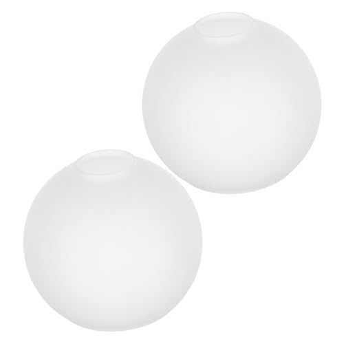 TOPBATHY 2 Stück Lampenschirm aus Glas Glaslampe dekorativer Deckenschirm Pendel-Ersatzglasschirme dekorativer Lampenschirm Wandleuchtenschirm Glaskugel Ersatzlichtkugeln Weiß TOPBATHY 2 Stück Lampenschirm aus Glas Glaslampe dekorativer Deckenschirm Pendel-Ersatzglasschirme dekorativer Lampenschirm Wandleuchtenschirm Glaskugel Ersatzlichtkugeln Weiß von TOPBATHY
