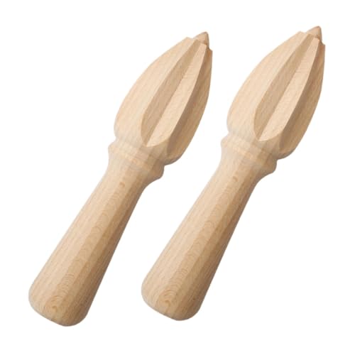 TOPBATHY 2 Stück Manuelle Zitronenpresse aus Robustem Buchenholz Handlicher Handentsafter mit Effizientem Saftausbeute Design Tropffrei und Leicht zu Reinigen für Zitrusfrüchte Wie Zitrone TOPBATHY 2 Stück Manuelle Zitronenpresse aus Robustem Buchenholz Handlicher Handentsafter mit Effizientem Saftausbeute Design Tropffrei und Leicht zu Reinigen für Zitrusfrüchte Wie Zitrone von TOPBATHY