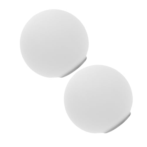 TOPBATHY 2 Stück Mattierte Glaskugel für Pendelleuchte Runde Opal Glasleuchte für Wohnräume und Küchen Installieren Blendfreies Licht von TOPBATHY