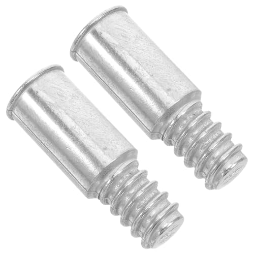 TOPBATHY 2 Stück Mop -Stabanschluss Austausch Besenstielendes Verlängerungsstangen-Endadapter Austausch Gewindespitze Besenstiel mit Gewindespitze Aluminiumlegierung Silber TOPBATHY 2 Stück Mop -Stabanschluss Austausch Besenstielendes Verlängerungsstangen-Endadapter Austausch Gewindespitze Besenstiel mit Gewindespitze Aluminiumlegierung Silber von TOPBATHY
