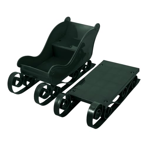 TOPBATHY 2 Stück Ornamente Schneeflocken Schlittenverzierung Ski Desktop-Schlitten- Weihnachtsverzierung Weihnachtsdekoration Tischschlitten Kleines Schlittenornament Green von TOPBATHY