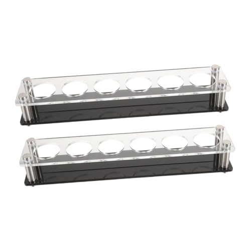 TOPBATHY 2 Stück Schnapsglas Halter Rack Serviertablett Organizer für Bar Party Ktv und Familienfeiern Vielseitig und Elegant von TOPBATHY
