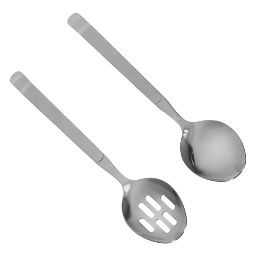 TOPBATHY 2 Stück Servierlöffel Langer Griff Schlitzlöffel für Buffet und Alltag Robuste Kochutensilien mit Ergonomischem Design für Küche und Hauswarming TOPBATHY 2 Stück Servierlöffel Langer Griff Schlitzlöffel für Buffet und Alltag Robuste Kochutensilien mit Ergonomischem Design für Küche und Hauswarming von TOPBATHY