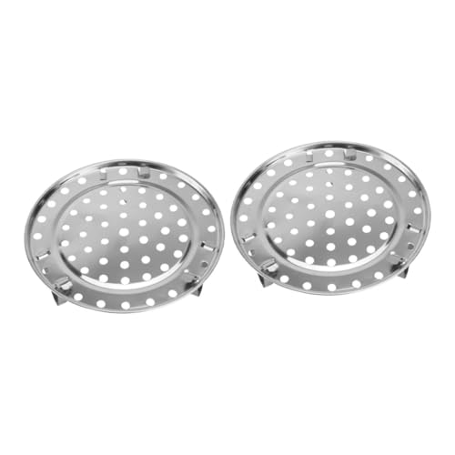 TOPBATHY 2 Stück Teiliges Dampfgarer Rack aus Multifunktionales Kochzubehör mit Abnehmbaren Beinen für Effizientes Geeignet für Induktions und Gasherde von TOPBATHY