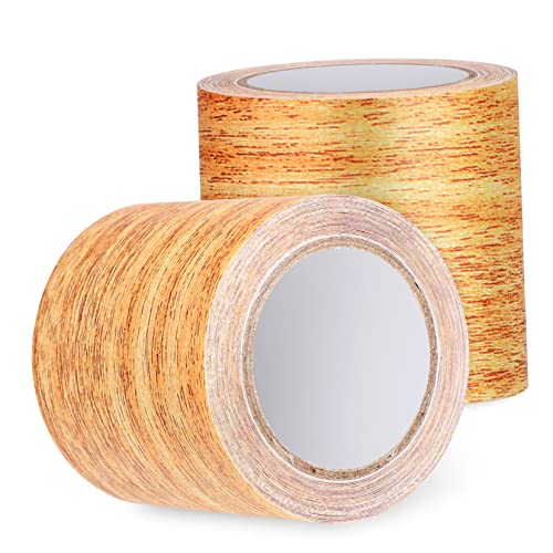 TOPBATHY 2 Stück Teiliges Reparaturklebeband Holzoptik Selbstklebende Möbelfolienstreifen Robustes Pe Opp Material Realistische Holzmaserung für Türen Böden Stühle und Tische Einfach TOPBATHY 2 Stück Teiliges Reparaturklebeband Holzoptik Selbstklebende Möbelfolienstreifen Robustes Pe Opp Material Realistische Holzmaserung für Türen Böden Stühle und Tische Einfach von TOPBATHY