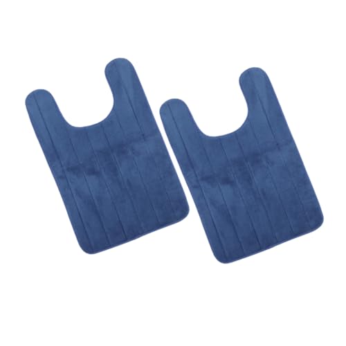 TOPBATHY 2 Stück Teiliges U Förmiges Badezimmerteppich Rutschfester Waschbarer Fleece Badvorleger Saugfähige Konturmatte Weiche Wc Matte Geeignet für Dusche Badewanne und Senioren TOPBATHY 2 Stück Teiliges U Förmiges Badezimmerteppich Rutschfester Waschbarer Fleece Badvorleger Saugfähige Konturmatte Weiche Wc Matte Geeignet für Dusche Badewanne und Senioren von TOPBATHY