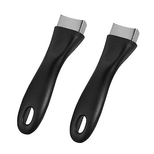 TOPBATHY 2stücke Edelstahl Bratpfannengriff Abnehmbar Für Kochutensilien Zubehör Mit Ergonomischem Design Für Bequemes Halten Und Leichtes Wechseln von TOPBATHY