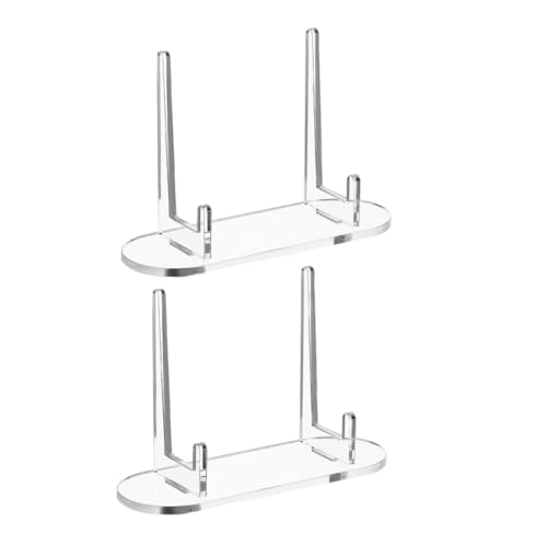 TOPBATHY 2 Stück Transparent Displayständer Verstellbarer Easel Halter für Teller Bilder und Dekoration im Home Office für Vielseitige Präsentationen TOPBATHY 2 Stück Transparent Displayständer Verstellbarer Easel Halter für Teller Bilder und Dekoration im Home Office für Vielseitige Präsentationen von TOPBATHY