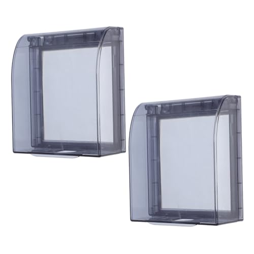 TOPBATHY 2 Stück Transparente Schutzbox für Selbstklebende Steckdose für Badezimmer und Küchen Kindersichere Steckdosenabdeckung TOPBATHY 2 Stück Transparente Schutzbox für Selbstklebende Steckdose für Badezimmer und Küchen Kindersichere Steckdosenabdeckung von TOPBATHY