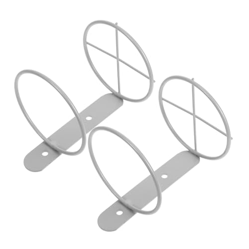 TOPBATHY 2 Stück Wandmontierter Weinflaschenhalter Weinregal zur Wandmontage für Stilvolle Flaschenpräsentation und Optimale Raumnutzung oder Bar von TOPBATHY