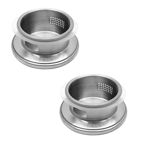 TOPBATHY 2 Stück Wasserkrug-Deckel Ersatz Edelstahl Zitrone Wasser Krug Flasche Deckel Milch Saft Karaffe Stopper für Home Shop von TOPBATHY