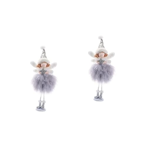 TOPBATHY 2 Stücke Chemiefaser Weihnachtsbaum Dekoration Puppe Figuren Ornamente TOPBATHY 2 Stücke Chemiefaser Weihnachtsbaum Dekoration Puppe Figuren Ornamente von TOPBATHY