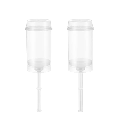 TOPBATHY 20 Pack Push Up Cake Pop Shooter Runde Kuchen Pop Sticks Transparente Kunststoff Kuchen Container mit Deckel Wiederverwendbare Push Pop Behälter für Eiscreme Kuchen Dessert von TOPBATHY