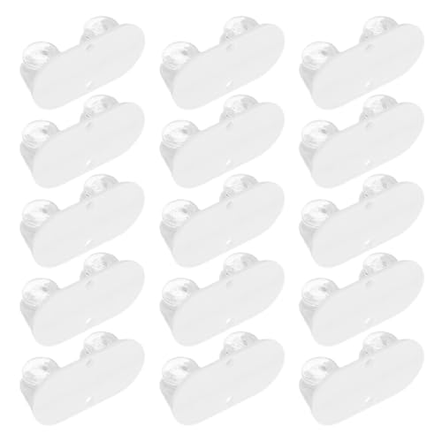 TOPBATHY 20 Stück Selbstklebende Mini Möbelrollen Schwenkbar Push Cart Wheels für Unterbett Aufbewahrungsbox Behälter Leicht zu Installieren Flach Gleitrollen Weiß von TOPBATHY