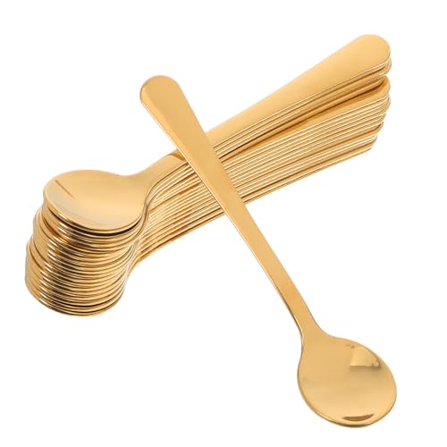 TOPBATHY 20 Stück Teiliges Mini Edelstahl Löffel Kleine Lebensmittelechte Kaffeelöffel und Gewürzlöffel für Salz Pfeffer Zucker Vielseitig Robust Leicht zu Reinigen für Kaffee Tee Desserts TOPBATHY 20 Stück Teiliges Mini Edelstahl Löffel Kleine Lebensmittelechte Kaffeelöffel und Gewürzlöffel für Salz Pfeffer Zucker Vielseitig Robust Leicht zu Reinigen für Kaffee Tee Desserts von TOPBATHY