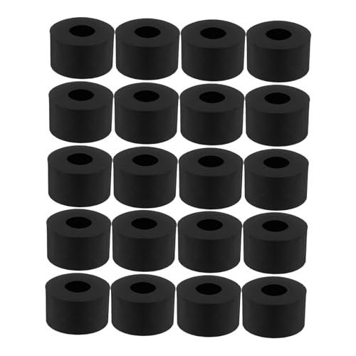TOPBATHY 20 Stück Teiliges Runde Gummipolster Vibrationsdämpfer Gummipuffer Anti vibrations isolierpads für Klimaanlagen Waschmaschinen Stoßabsorbierende Gummipads von TOPBATHY