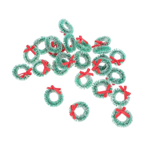 TOPBATHY 24 Stück Mini-Weihnachtskranz Kamin -Bogendekoration Künstliche Weihnachtsgirlande Winterbeere Girlande Bowknot -Weihnachtsgirlande Kaminbeere Girlande Natürliche Sisal-Seide Grün TOPBATHY 24 Stück Mini-Weihnachtskranz Kamin -Bogendekoration Künstliche Weihnachtsgirlande Winterbeere Girlande Bowknot -Weihnachtsgirlande Kaminbeere Girlande Natürliche Sisal-Seide Grün von TOPBATHY