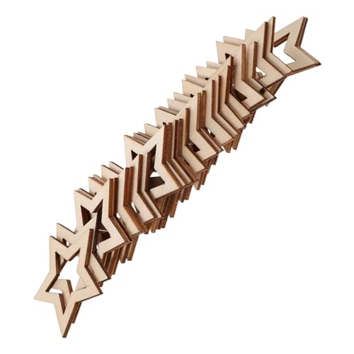 TOPBATHY 25 Stück Teiliges Unvollendete Hohle Holz Sterne Naturbelassen Glatt für DIY Basteln Wanddeko Weihnachten Kreative Stern Holzstücke TOPBATHY 25 Stück Teiliges Unvollendete Hohle Holz Sterne Naturbelassen Glatt für DIY Basteln Wanddeko Weihnachten Kreative Stern Holzstücke von TOPBATHY