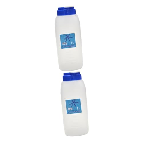 TOPBATHY 2St Kaltwasserkrug im koreanischen Stil Wasserflaschen fitness geschenke Wasserkrug am Bett Teekanne aus Glas Wasserkocher Babyflaschen Plastikkessel verdickter Kunststoffkessel pp von TOPBATHY